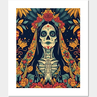 Dia de los Muertos Mujer Posters and Art